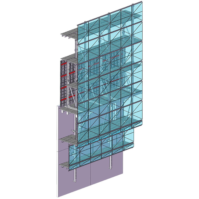 Automatic Hydraulic Climbing Formwork